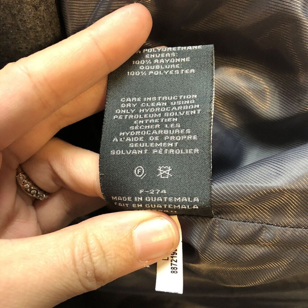 Vince Camuto Gray Mixed-Texture Belted Coat - Picture 9 of 9